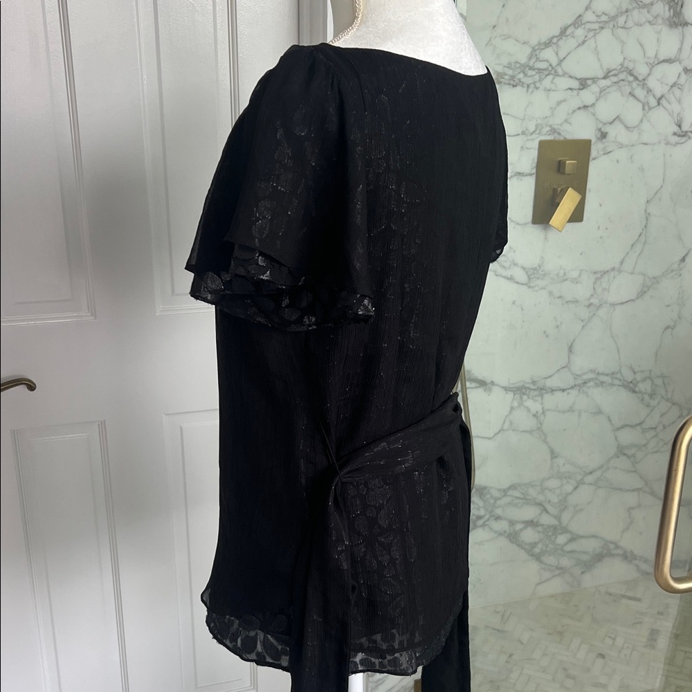 Elegant Black Halston Heritage Women's Top size 4‎ - Picture 4 of 9